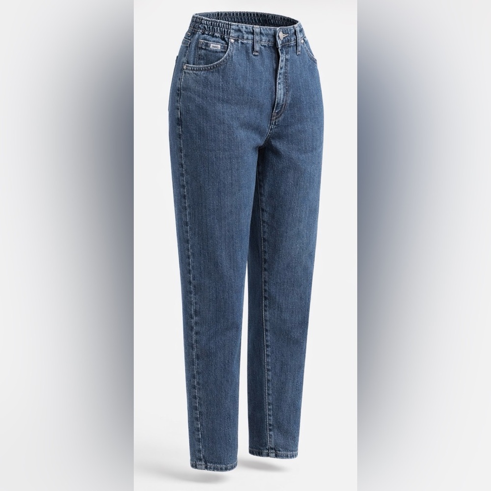 Lee Relaxed Fit Elastic Tapered Leg Jeans NWT Sz 10 Petite